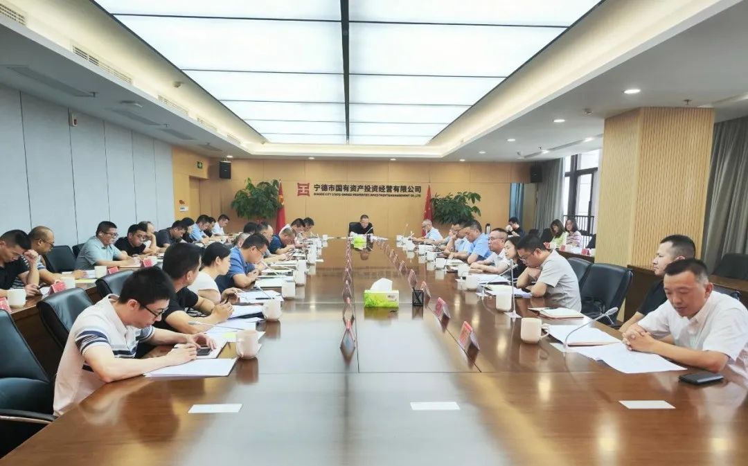 市国投公司召开重点项目攻坚推进会