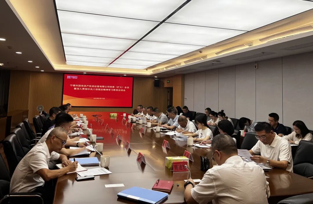 【党的建设】市国投公司召开党委(扩大)会议