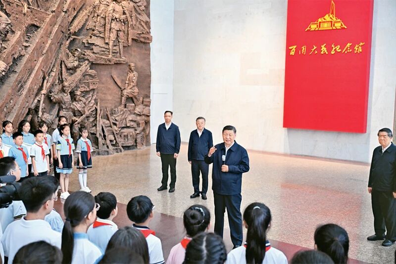 【转载】习近平：弘扬伟大抗战精神，向着中华民族伟大复兴的光辉彼岸奋勇前进