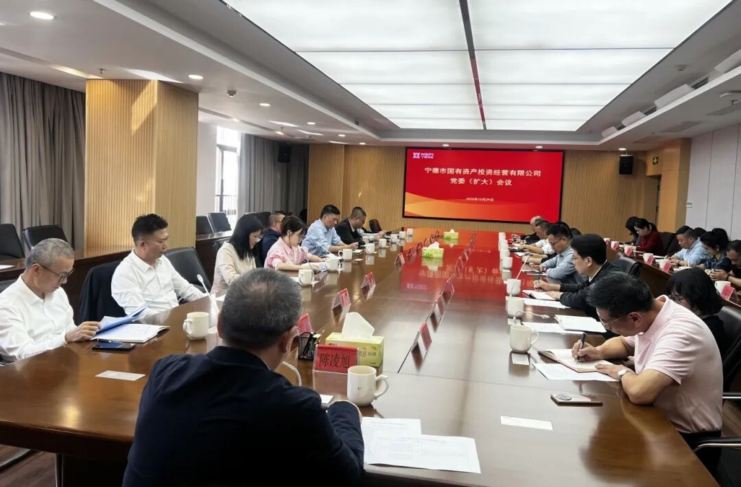 【党的建设】市国投公司召开党委（扩大）会议